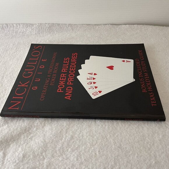 Nick Gullo’s Guide Operating a Professional Poker Room Paperback Book - Picture 4 of 11